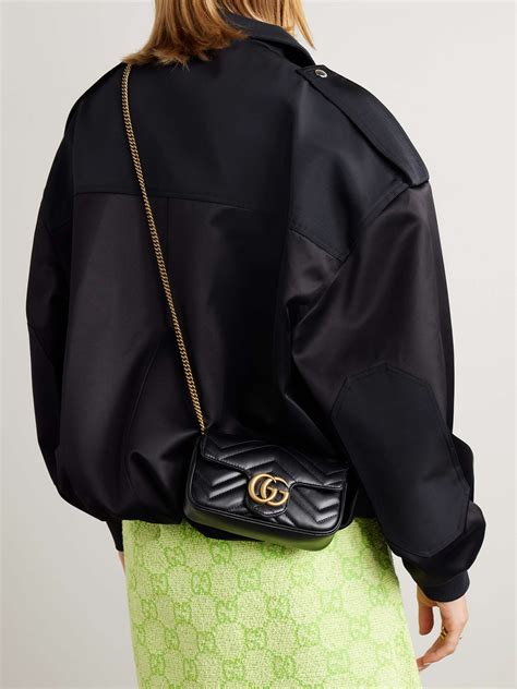 gucci gg marmont mini quilted bucket bag|gucci marmont mini bag wallet.